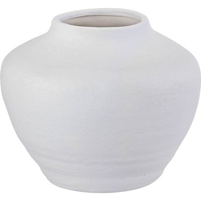 Vase décoratif en céramique blanche fait main style épuré RECOLLECTION