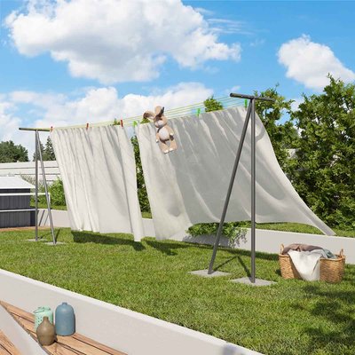 Étendoir à linge Windy anthracite - Trigano TRIGANO