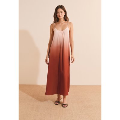 Robe midi fluide satinée RITA IMP ETAM