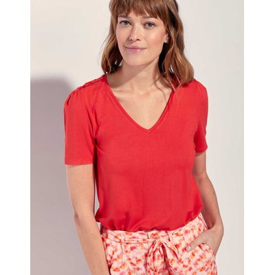 Tee shirt dentelle Ecovero FLORES LA FIANCÉE