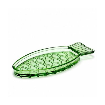 Plat de service en Verre FISH & FISH SERAX