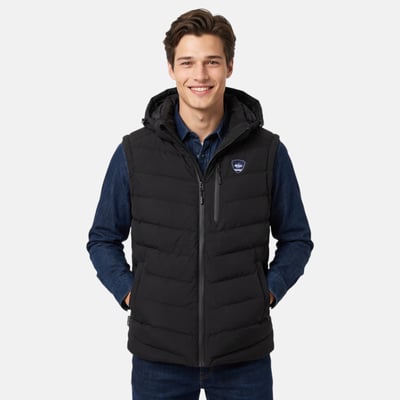 Doudoune sans manches zippée à capuche, poches zippées ALTITUDE LEE COOPER