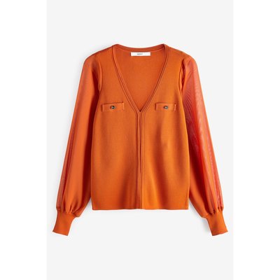 Pull style militaire à manches tissées NEXT
