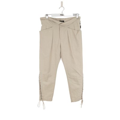 Pantalon slim en coton - Très Bon État ISABEL MARANT