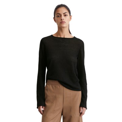 Pull en maille fine slim en pur lin MARC O'POLO