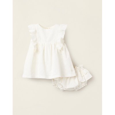 Robe + Bloomer avec Volants/Broderies ZIPPY