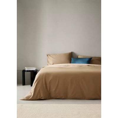 Housse de couette percale de coton 300 fils lit 180/200 cm MANGO HOME