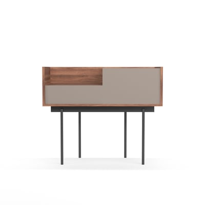 Console en placard et métal, DIPLOMAT HERDASA