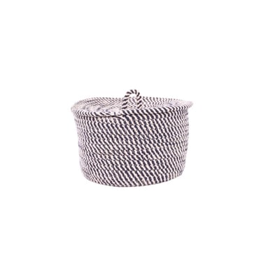 Panier rond en corde de coton 10x16cm ORNAMI