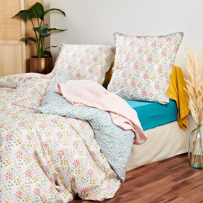 Housse de couette  en Percale de coton - PRAIRIE TRADITION DES VOSGES