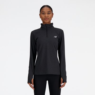 Sport Essentials Space Dye Quarter Zip col montant manches longues ESSENTIALS. NEW BALANCE