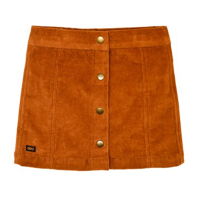 Jupe velours fille caramel SUCRE D'ORGE