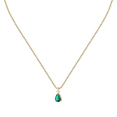 Collier en acier, cristaux, TESORI MORELLATO