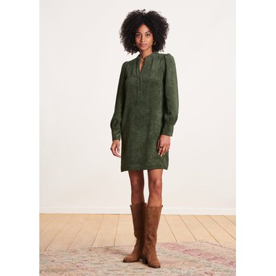 Robe courte droite en velours LA FEE MARABOUTEE