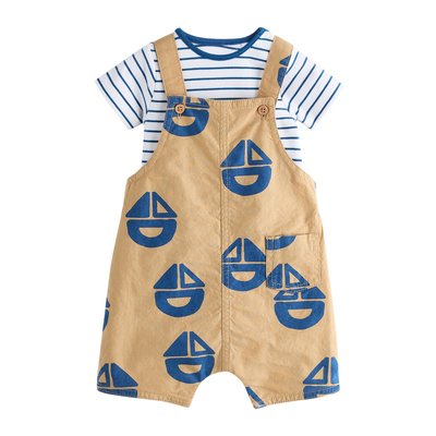 Body et salopette tissée, ensemble bébé NEXT
