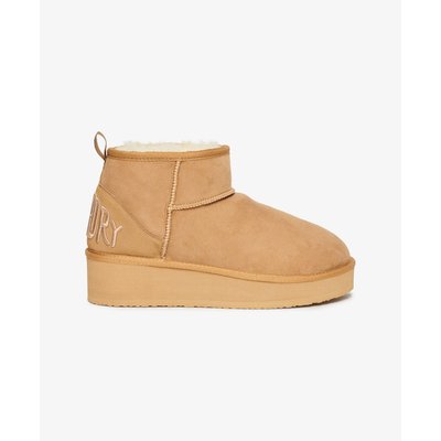 Bottes à plateforme en daim Sherpa SUPERDRY