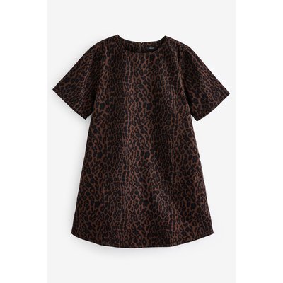 Robe t-shirt en denim à manches courtes NEXT