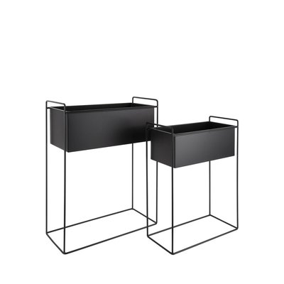 2 cache-pots rectangulaire en métal - Essence PRESENT TIME