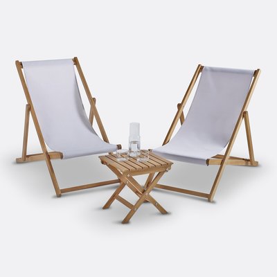 Set de 2 chiliennes et table basse LA REDOUTE INTERIEURS