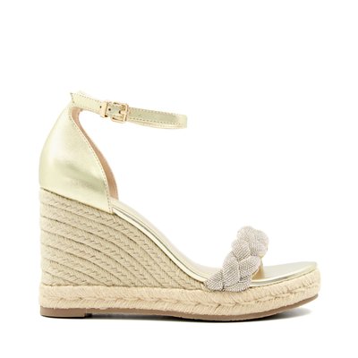 Sandales à talons compensés à brides en strass - KINGDOM DUNE LONDON