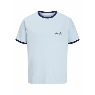 Camiseta de manga corta con cuello en contraste JACK & JONES