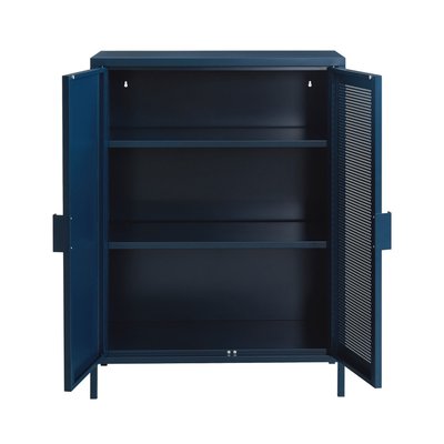 Buffet haut 2 portes en métal PANTONE H100cm - NINO DRAWER