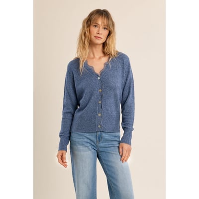 Gilet manches longues col V MOLLY BRACKEN