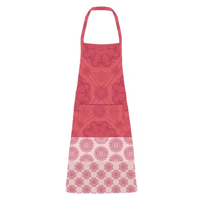 Tablier pur coton enduit imperméable MILLE ROSACES GARNIER-THIEBAUT