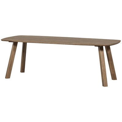 Table à manger en bois de chêne 6 personnes DEENS WOOOD