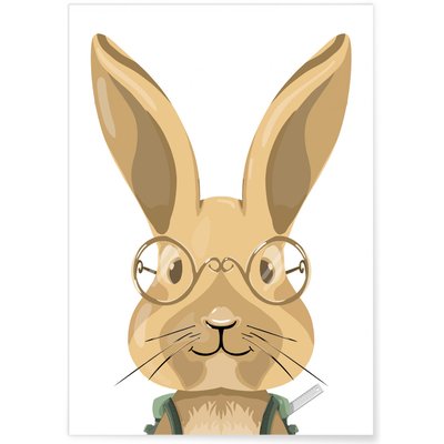 Affiche Lapin L'AFFICHERIE