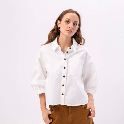 Chemise ample manches 3/4 en coton PRETTINA BENSIMON