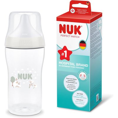 Biberon Perfect Match PP 260ml 3m+ M Singe - Nuk NUK