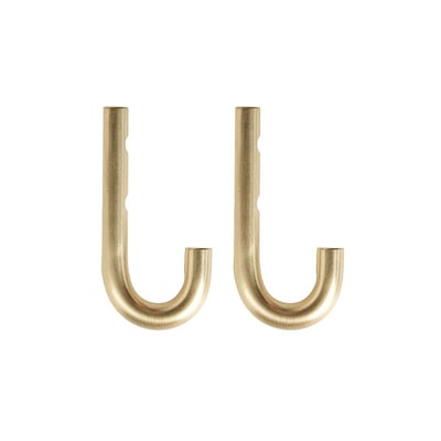 Lot de 2 patères en acier inoxydable LIVING OYOY LIVING DESIGN