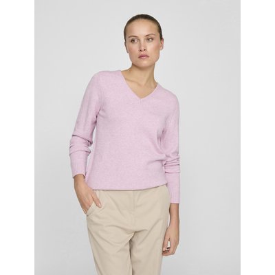 Pull col v en fine maille VILA