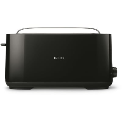 Grille-pain HD2590/90 Toaster noir Daily, 1 fente longue, 830W PHILIPS