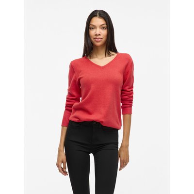 Pull col v en fine maille VILA