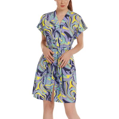 Robe estivale ceinturée manches courtes Palma LISCA