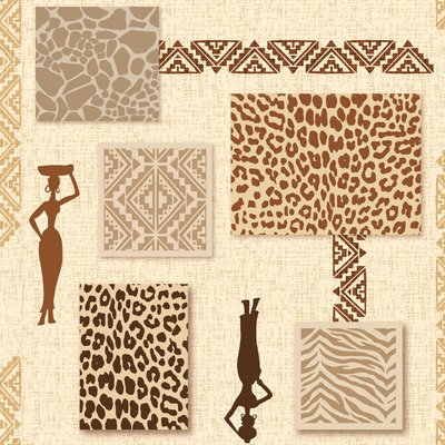 Nappe Toile cirée au mètre Anaba naturel DOUCEUR D'INTÉRIEUR