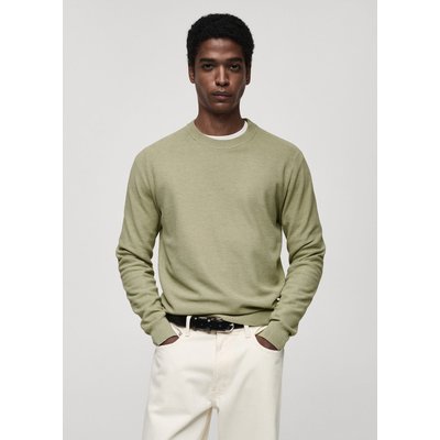 Pull-over maille coton microstructure MANGO MAN