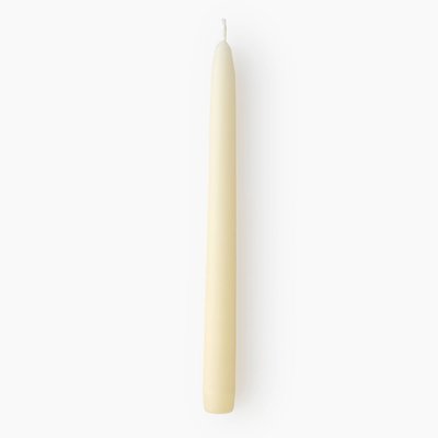Bougie non parfumée, flambeau de forme conique, 2,2x25cm MONOPRIX
