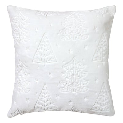 COUSSIN EMB SAPIN BLANC 45X45 ATMOSPHERA