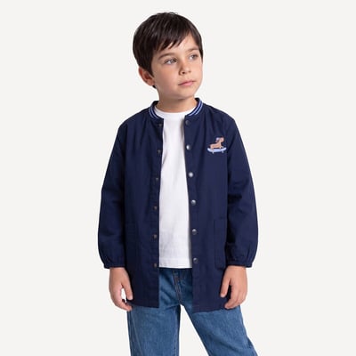 Tablier, avec col esprit Teddy, motif poitrine et message au dos LA REDOUTE COLLECTIONS