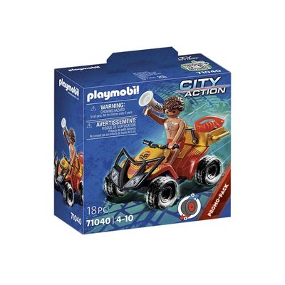 Sauveteur en mer et quad PLAYMOBIL