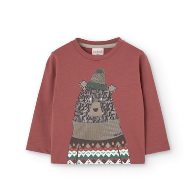 T-shirt en coton avec dessin devant BOBOLI