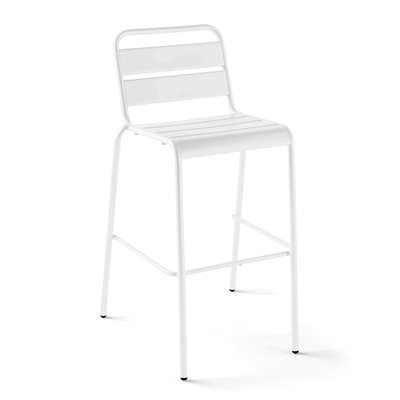 Chaise haute de jardin en métal, PALAVAS OVIALA