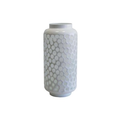 Vase nid d'abeille en verre teinté AUBRY GASPARD