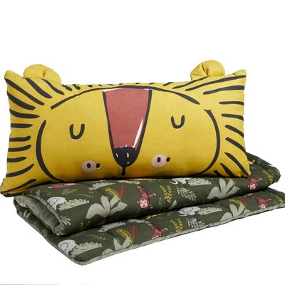 Sac de couchage enfant imprimé coton LE ROI DE LA JUNGLE TODAY