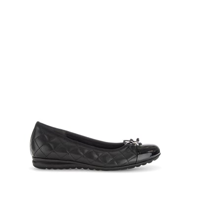 Ballerines en cuir à talon compensé GABOR
