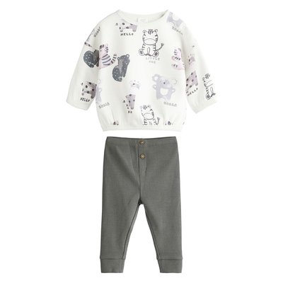 Haut à motif animal et legging bébé ensemble NEXT