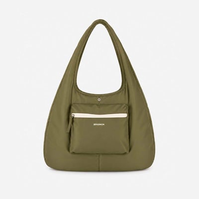 Sac hobo shopping en nylon recyclé NIBELLOU BENSIMON